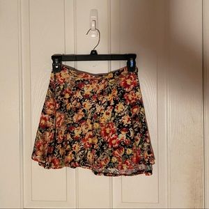 Floral skater skirt